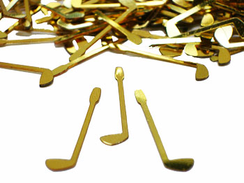 Golf Club Confetti, Gold